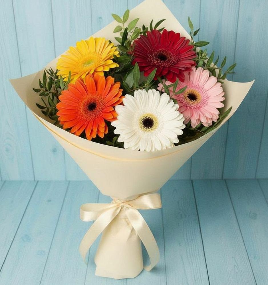 Букет цветов из: Герберы в Черногорске