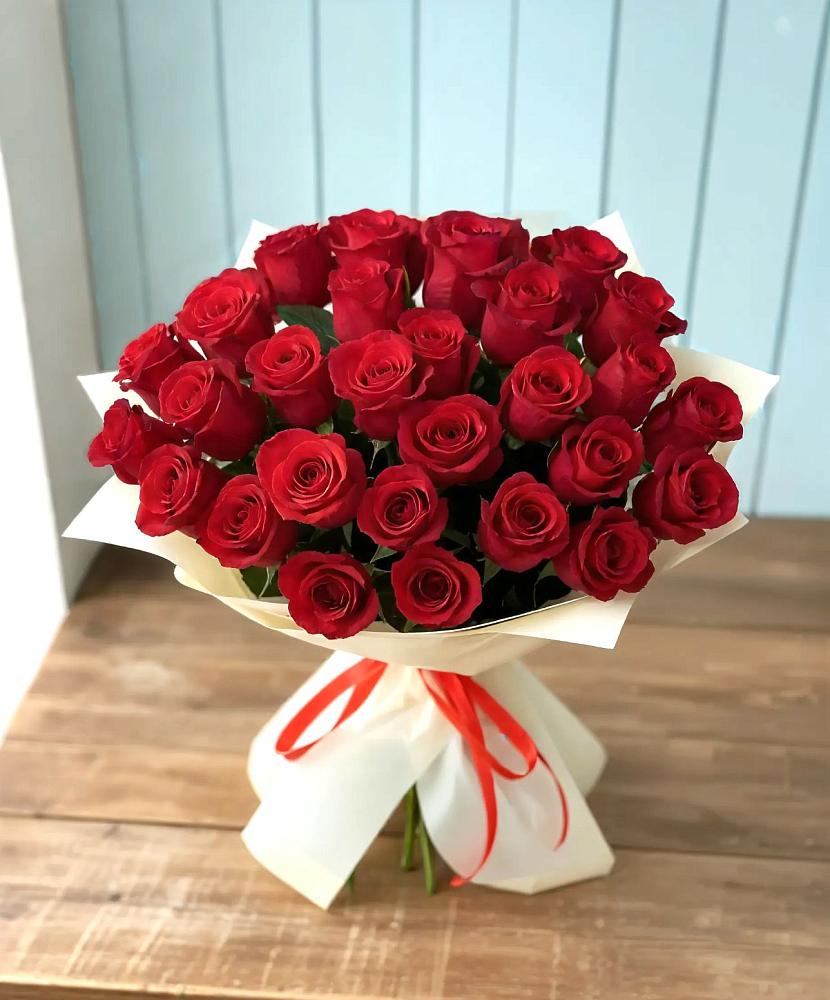 Букет 29 Красных роз в Черногорске