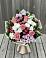 Букет цветов из: Альстромерии, Гвоздики, Розы и Хризантемы в Черногорске