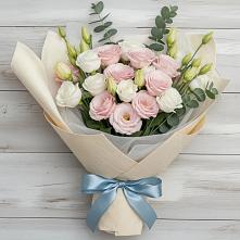 Букет цветов из:  Лизиантусы в Черногорске