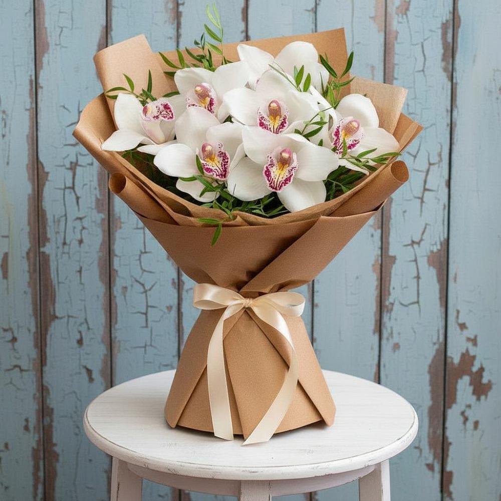 Букет цветов из: Орхидеи и Розы в Черногорске