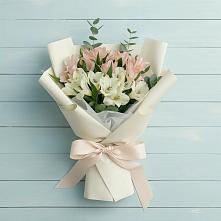 Букет цветов из:  Альстромерии #REPLACE_PRED# Черногорске