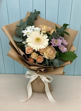 Букет цветов из:  Герберы и Хризантемы в Черногорске