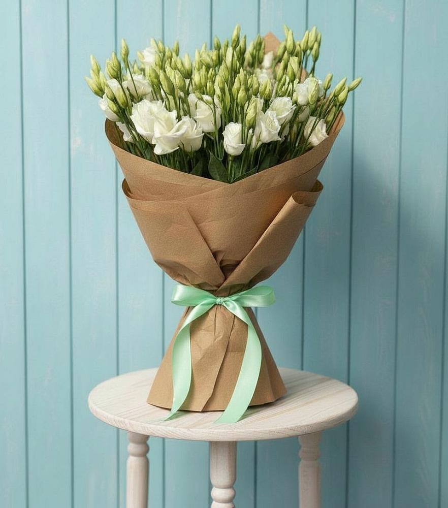 Букет цветов из: Лизиантусы в Черногорске