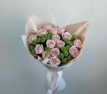 Букет цветов из:  Розы и Хризантемы #REPLACE_PRED# Черногорске