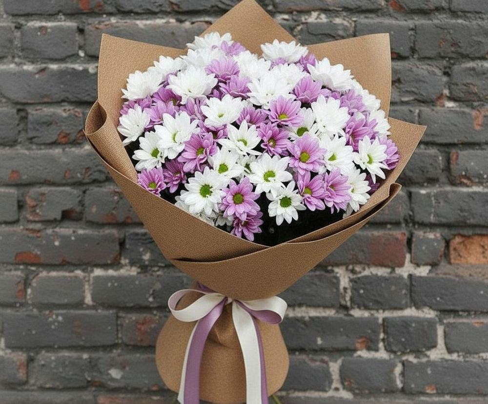 Букет цветов из: Хризантемы в Черногорске