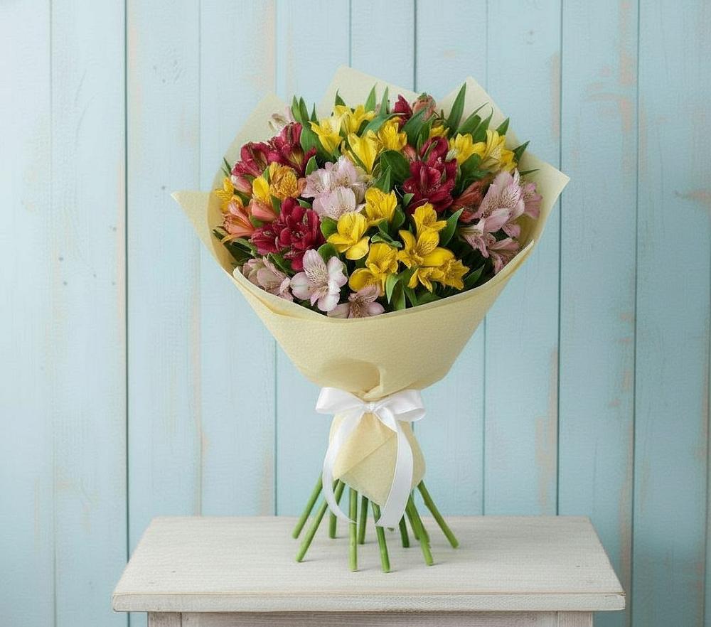 Букет цветов из: Альстромерии в Черногорске