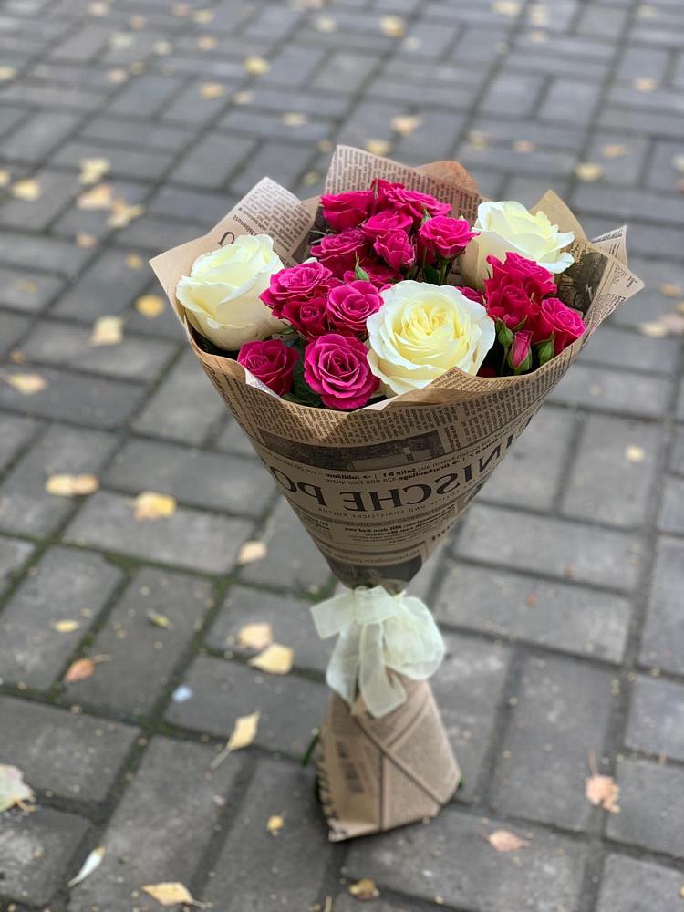 Букет цветов из: Розы в Черногорске